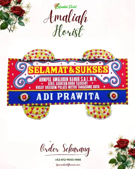 Papan Bunga Ucapan Selamat Deles