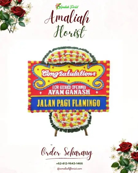Sewa Papan Bunga Deles